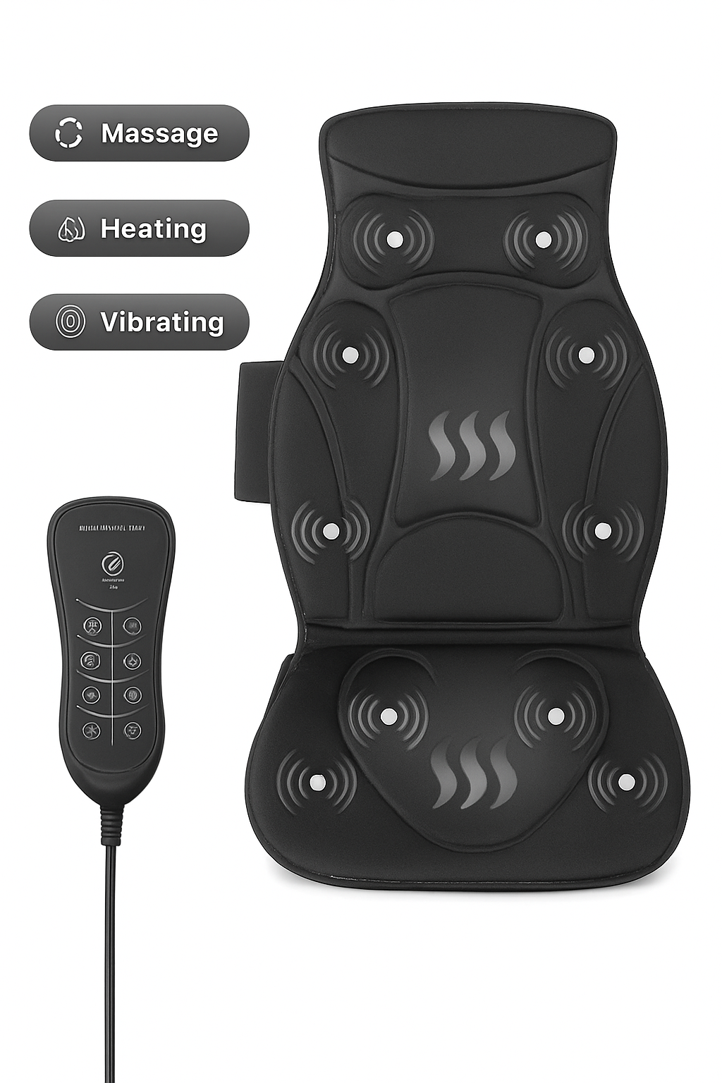 Premium Full-Body Vibration Massage Seat Cushion